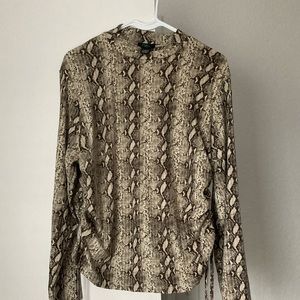 Snakeskin Top